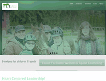 Tablet Screenshot of empoweredbyhorses.com
